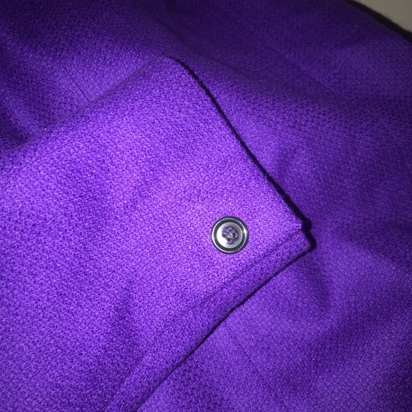 Genny Purple Suit Jacket Skirt Original Owner size 10 - Picture 14 of 15